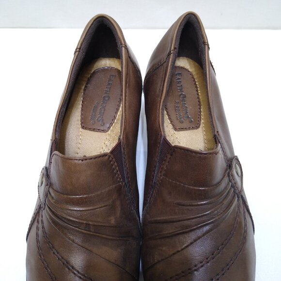 Earth Origins By Earth Rochester Leather Uppers Women's 7.5M Slip-On Low Heels - Picture 4 of 8
